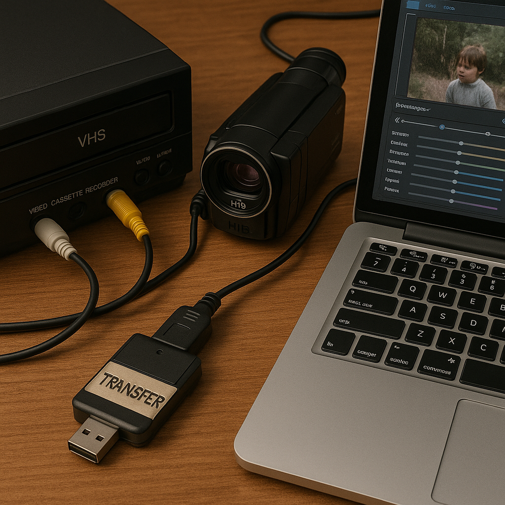 VHS to USB Drive - Save Your Memories